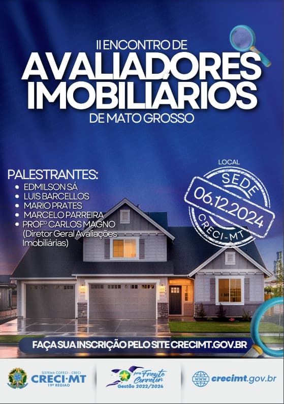 2º ENCONTRO DE AVALIADORES IMOBILIÁRIOS DE MATO GROSSO