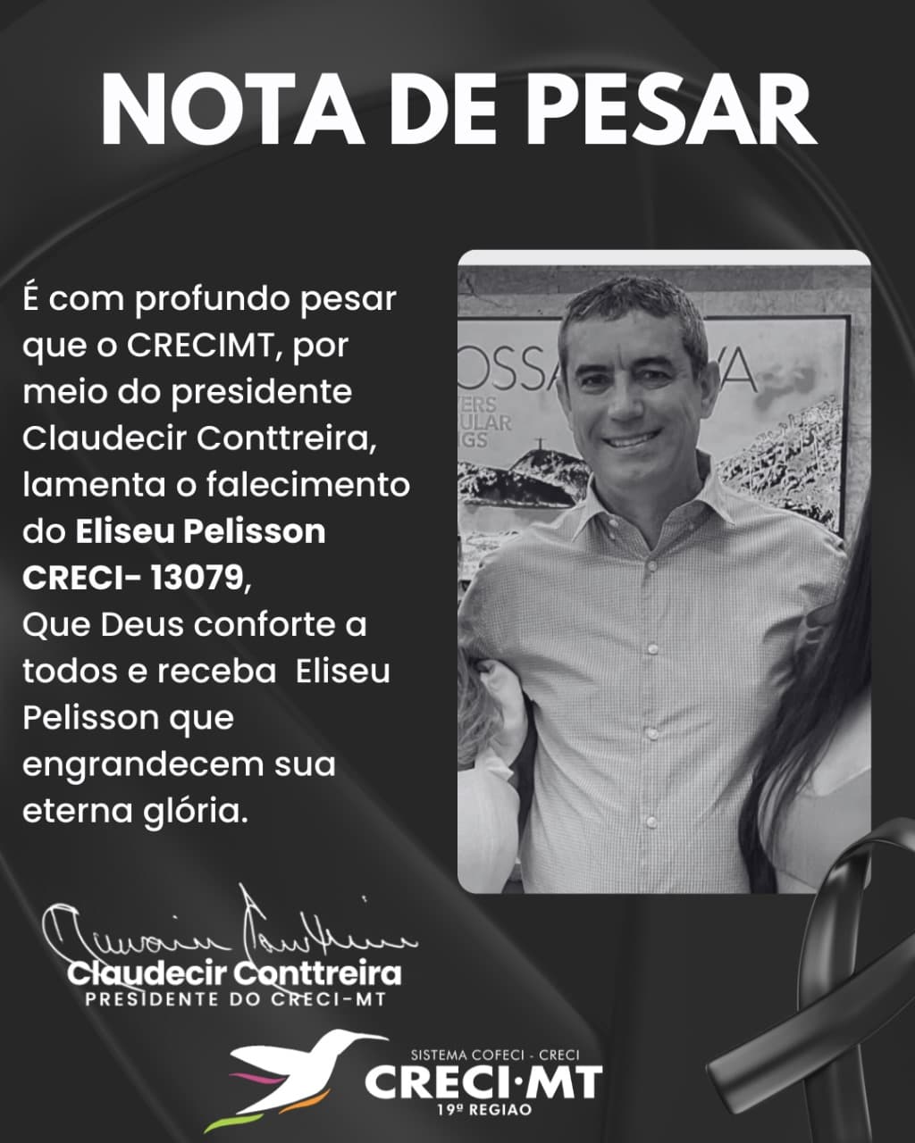 NOTA DE PESAR