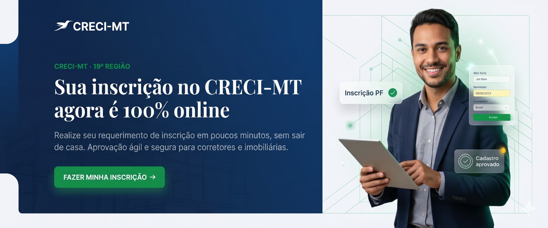 Banner do CRECI-MT