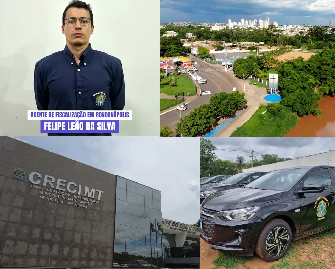 CONSELHO ENTREGA EM RONDONÓPOLIS CARRO ZERO KM E AGENTE FEDERAL CONCURSADO PELO CRECIMT